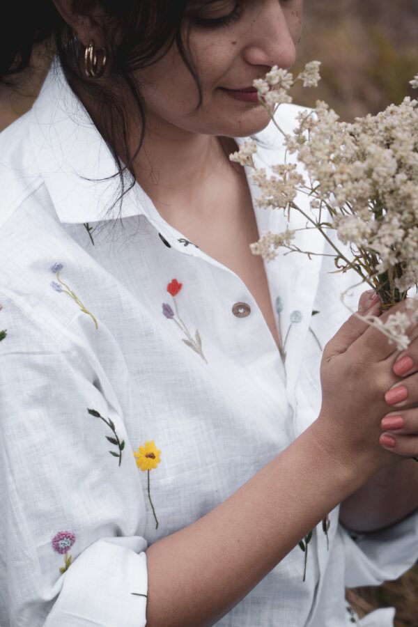 Wildflower White Shirt - Image 3