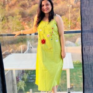 Lime Green Dress